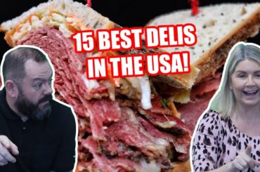 BRITISH COUPLE REACTS! These Are Hands Down The Best 15 Delis In The U.S.