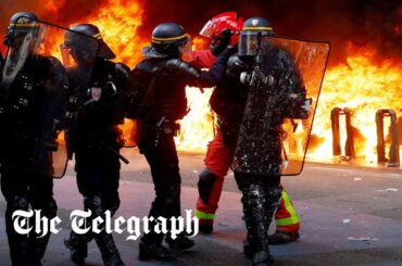 Fierce clashes erupt as France faces largest May Day protests in 30 years