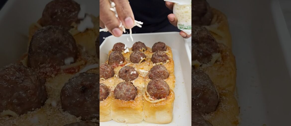 Spaghetti & Meatball Stuffed Bread