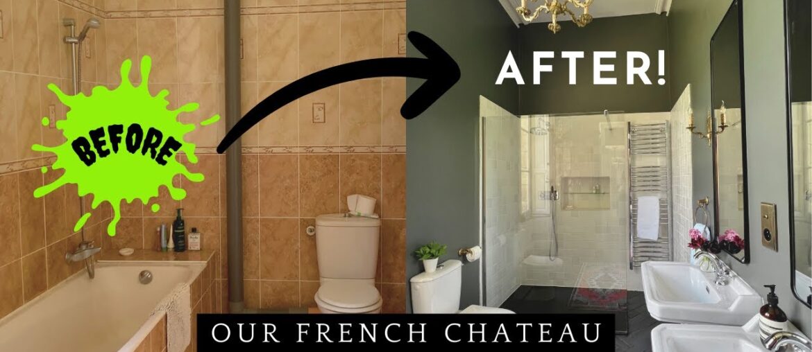 Stunning BEFORE & AFTER! Epic French Chateau Bathroom Makeover Stunning BEFORE & AFTER! Epic French Chateau Bathroom Makeover