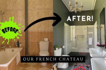 Stunning BEFORE & AFTER! Epic French Chateau Bathroom Makeover