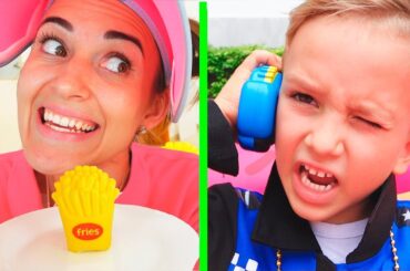 Vlad and Nikita playing cafe Drive true