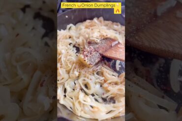 French Onion Dumplings #shorts #youtubeshorts #viral