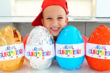 Vlad and Niki Chocolate Eggs Surprise Challenge