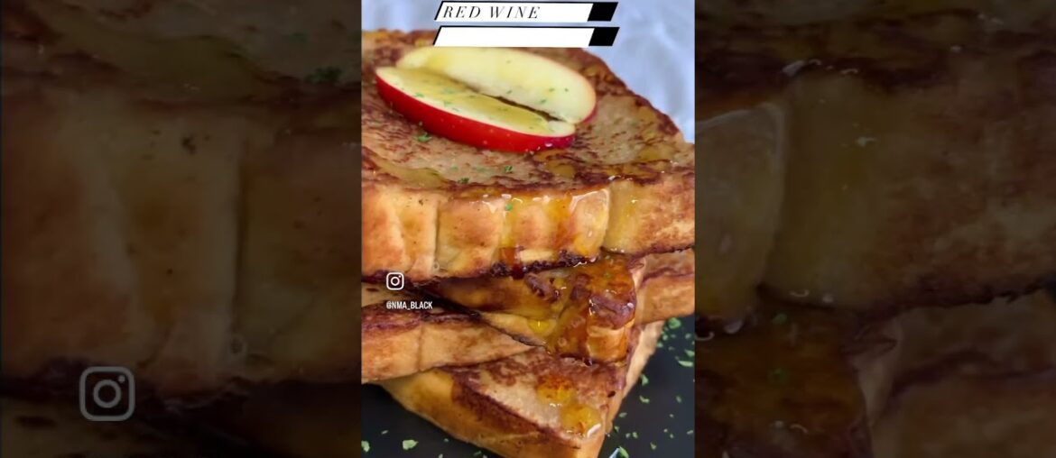 Red wine based french toast.