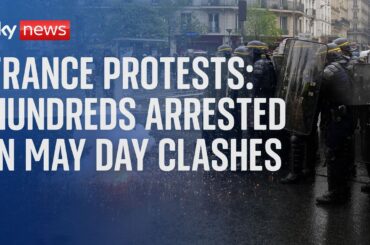 France Protests: Mass arrests and over 100 police officers injured in May Day clashes