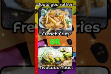 Crispy French Fries Avocado Toast? What would you pick? Only On Fun House TV