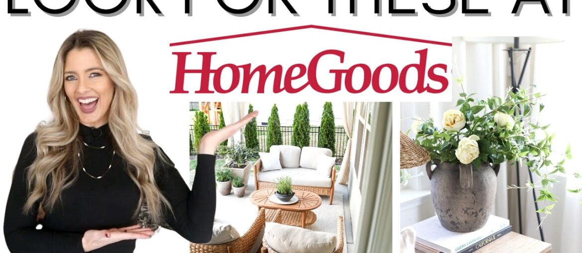 HOMEGOODS SHOP WITH ME || NEW SPRING DECOR || HIGH-END LOOK FOR LESS