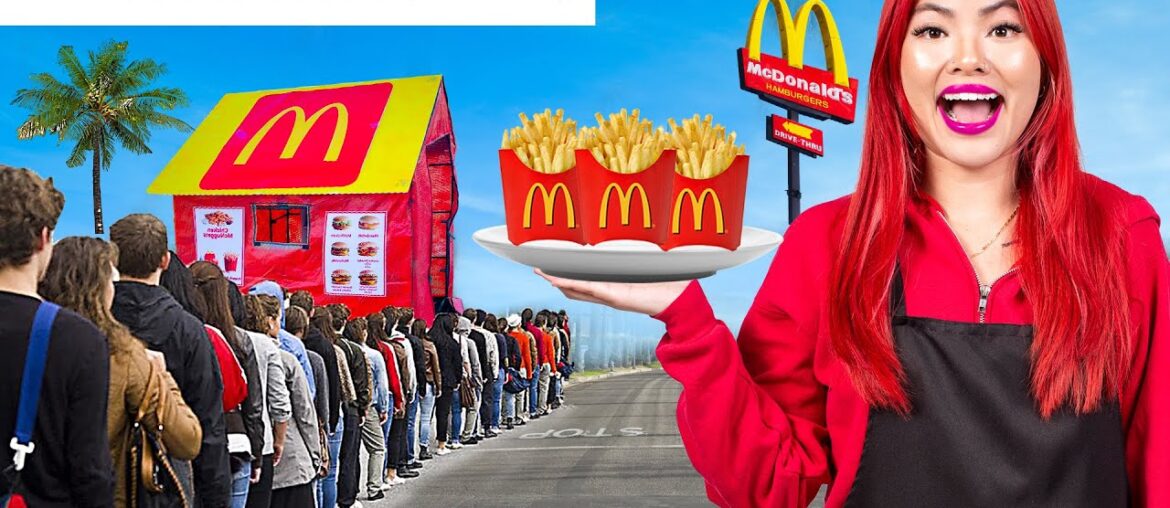 LILY BUILDS HER OWN MCDONALD’S AT HOME | I OPENED A REAL MC DONALD’S BY CRAFTY HACSK PLUS LILY BUILDS HER OWN MCDONALD’S AT HOME | I OPENED A REAL MC DONALD’S BY CRAFTY HACSK PLUS