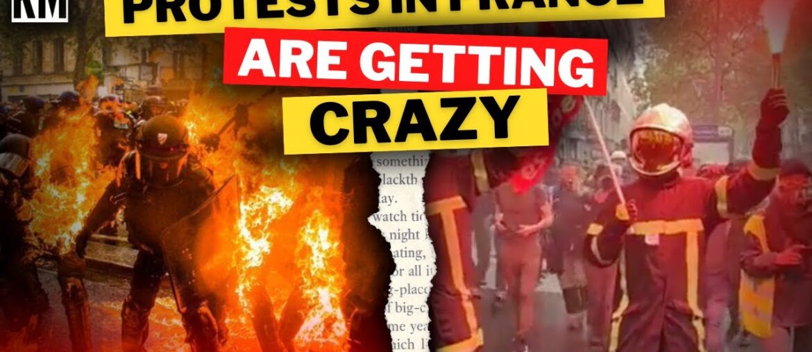 Protests in France Are Getting CRAZY | Firefighters Join Protesters Protests in France Are Getting CRAZY | Firefighters Join Protesters