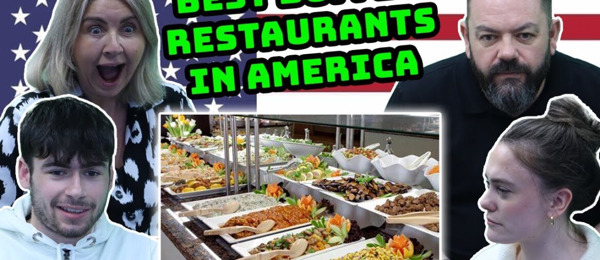 BRITISH FAMILY REACTS | The 14 Best Buffet Restaurants You'll Find In America!