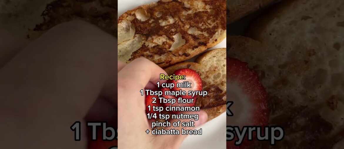 The easiest vegan French toast recipe #vegan #veganfrenchtoast #veganrecipes