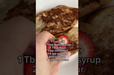 The easiest vegan French toast recipe #vegan #veganfrenchtoast #veganrecipes