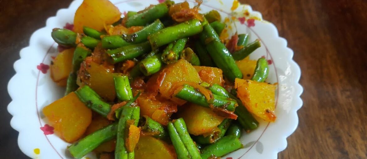 Aloo beans ki sabzi || green beans recipe || Aloo french beans ki sabzi 4 May 2023 #bengalivlogger
