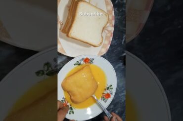 French Toast Recipe Quick and Easy Recipe #toast #frenchtoast #youtubeshorts