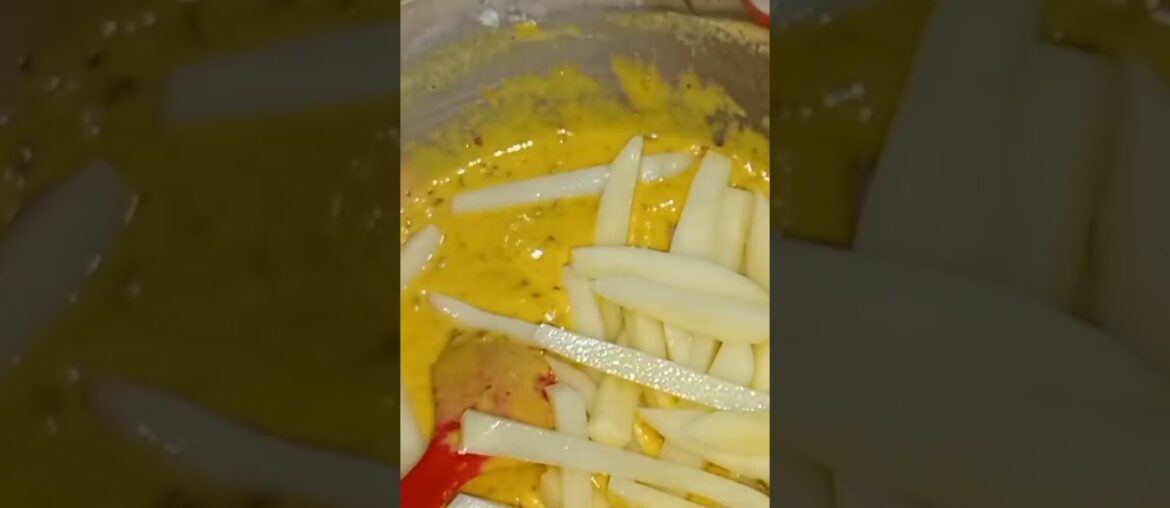 Aloo ke pakode recipe | Masala french fries #shorts #frenchfries