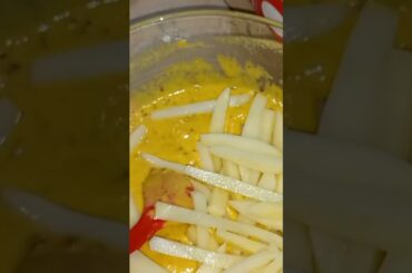 Aloo ke pakode recipe | Masala french fries #shorts #frenchfries