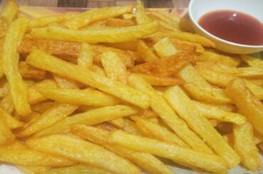 Crispy French fries recipe | Homemade crispy fries | Restaurant style French fries
