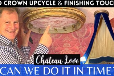 CHATEAU DECORATING | BEDROOM RENOVATION | Bed Crown & Mirror UPCYCLING