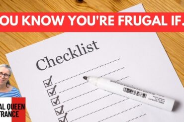 You Know You're Frugal If... #frugalliving #thrifty #moneysaving #frugality