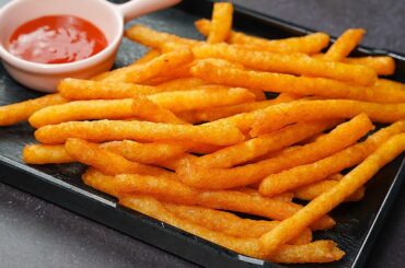 long french fries | japanese long fries recipe #shorts
