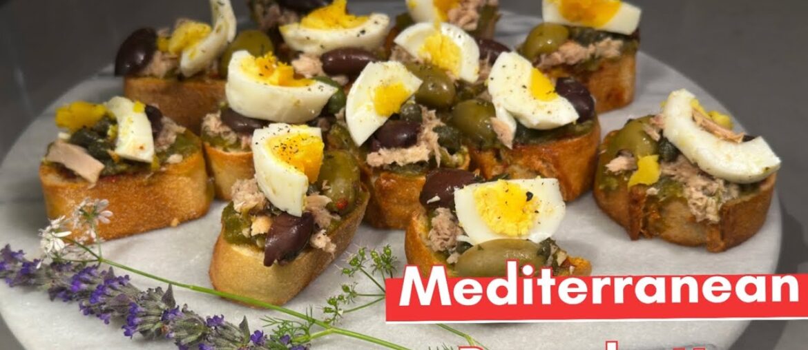 Quick and easy Mediterranean Bruschetta for your next party how to make bruschetta #mediterranean Quick and easy Mediterranean Bruschetta for your next party how to make bruschetta #mediterranean