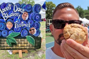 Exploring The Mount Dora Blueberry Festival! | Fun Treats, Pie Eating Contest & Blueberry Facts!