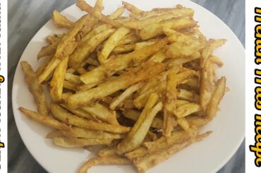 French fries recipe|Besan wali French fries recipe|Crispy French fries recipe|