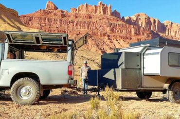 ASMR Road Trip Camping, Billy Pot Roast Beef, Firebox Nano Stove, Rescue Dog Walking & Puppies!