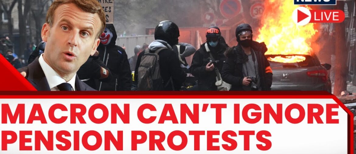 Public Anger Peaks Against Macron Over Pension Reforms | France Protest 2023 LIVE News | News18