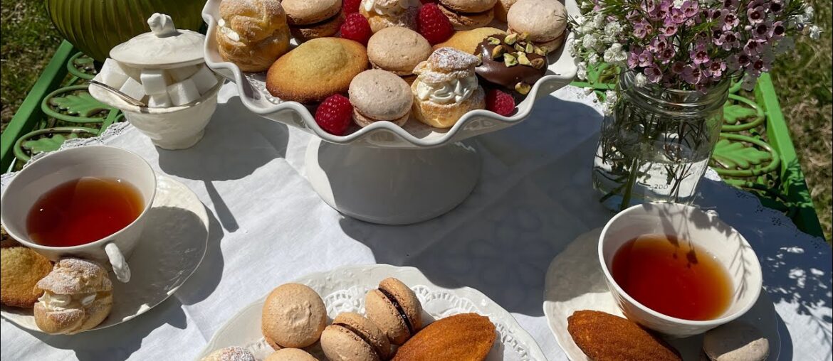 MACARONS, CHOUX, MADELEINES | Amazing French tea time | STEP BY STEP RECIPES | Delicious! MACARONS, CHOUX, MADELEINES | Amazing French tea time | STEP BY STEP RECIPES | Delicious!