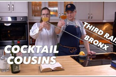 The Cocktail Cousins - The (Rum) Third Rail And (Gin) Bronx Cocktails