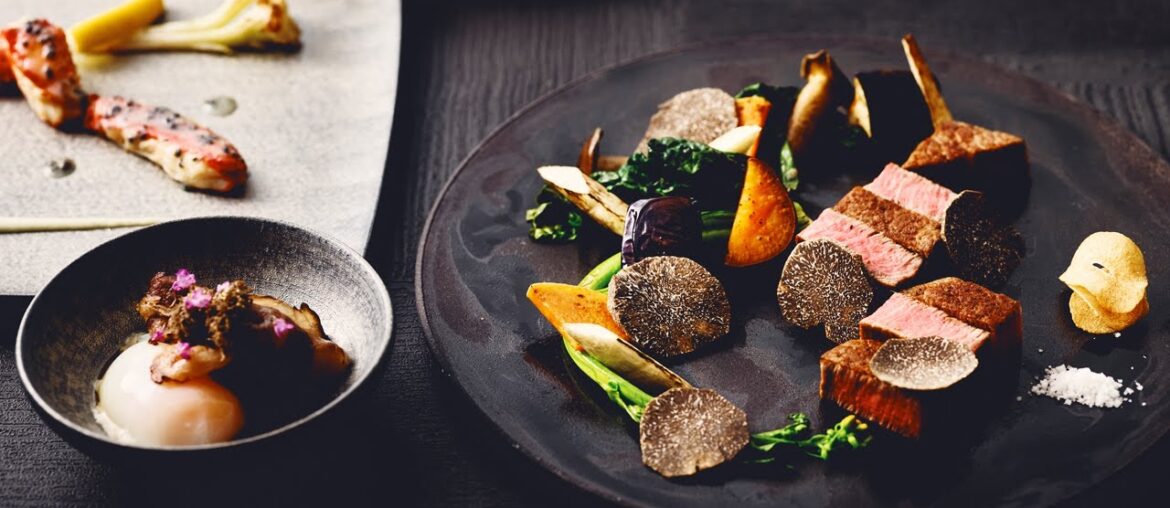 Kuroge Wagyu Beef From Akita, Japanese Teppanyaki Kuroge Wagyu Beef From Akita, Japanese Teppanyaki