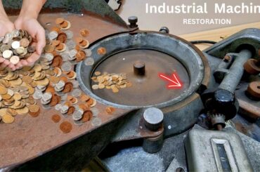French Coins Counting Machine Restoration - Uncovering the Mystery of a Rare Machine!