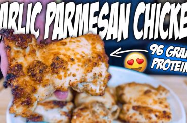 THIS AIR FRYER GARLIC PARMESAN CHICKEN IS A GAMECHANGER! | Easy High Protein Recipe