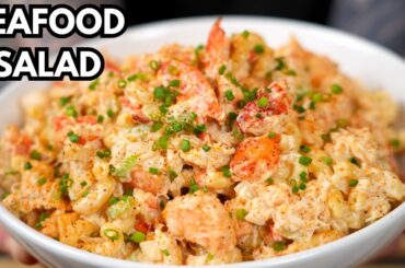 This Is My Favorite Summer Side Dish Recipe | How To Make Seafood Salad