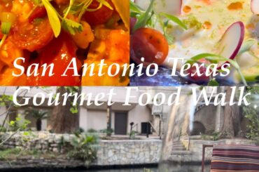 [vlog] Spanish French Belgian Mexican gourmet restaurants / Bubba Gump Shrimp / The River Walk