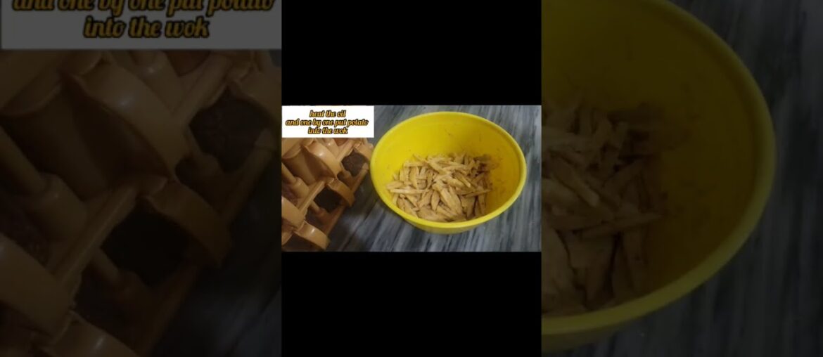 French fries recipe|Besan wali French fries recipe|Crispy french fries recipe|