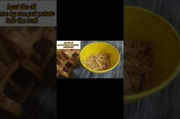 French fries recipe|Besan wali French fries recipe|Crispy french fries recipe|