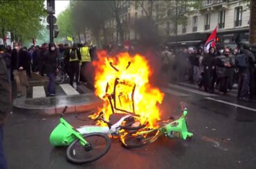 French Protesters Unleash Anger at President Emmanuel Macron