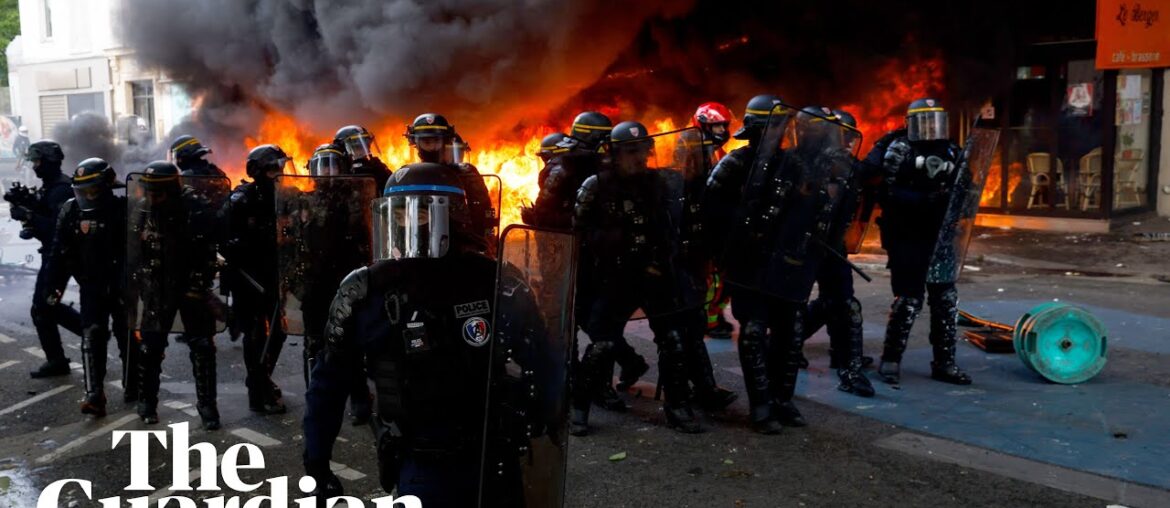 Police clash with protesters across Paris who threw petrol bombs in violent Labour Day march Police clash with protesters across Paris who threw petrol bombs in violent Labour Day march