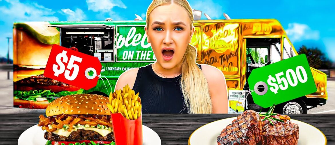 ONLY Eating From FOOD TRUCKS For 24 HOURS!!