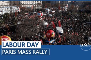 Live: France Labour Day Mass rally in Paris over Macron’s pension reforms.