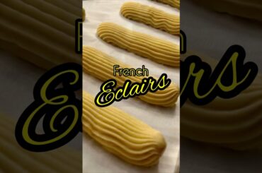 FRENCH ECLAIRS | Double Stop Bake Shop #shorts