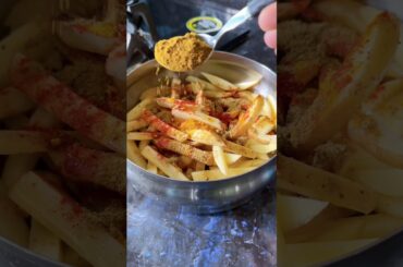 Chatpati French Fries Sabji | Quick 5 Minute Recipes #hungerplans #shorts #foodrecipes