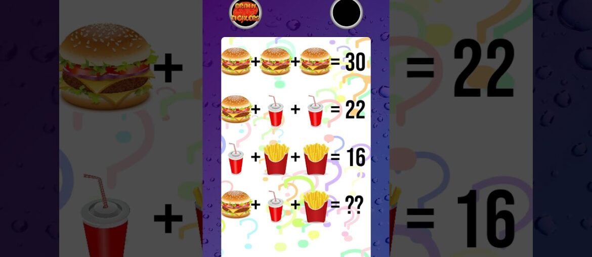 brainticklers How Much is the Order? #puzzle #fun #viral