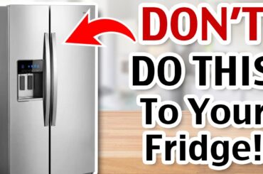Do This To Keep Your Refrigerator Alive For Years! (And DON'T Do This!) Expert Tips!