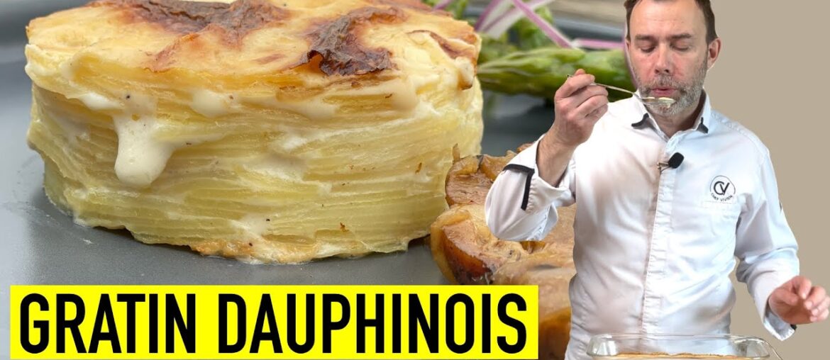 Potato GRATIN DAUPHINOIS I Traditional French side dish recipe