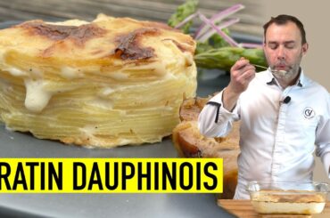 Potato GRATIN DAUPHINOIS I Traditional French side dish recipe