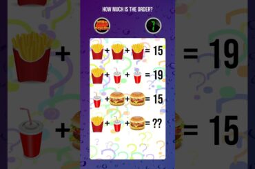 brainticklers How Much is the Order? #puzzle #puzzlegame #fun